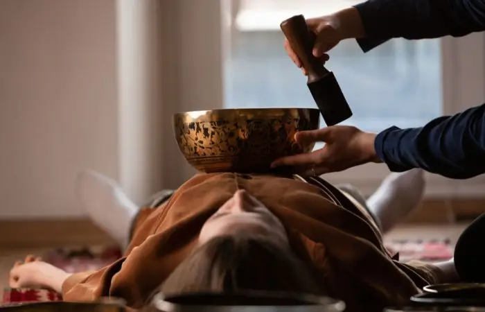 Traditional Healing using a vibration bowl